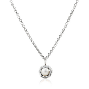 petite pearl necklace