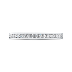 CA0268BH-37W-1.50 Bridal Jewelry Carizza White Gold Round Diamond Wedding Bands