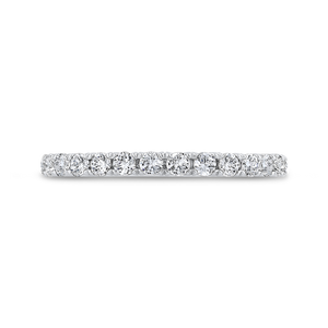 CA0464BH-37W-1.50 Bridal Jewelry Carizza White Gold Diamond Wedding Bands