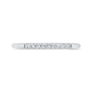 CA0485B-37W-1.00 Bridal Jewelry Carizza White Gold Diamond Wedding Bands