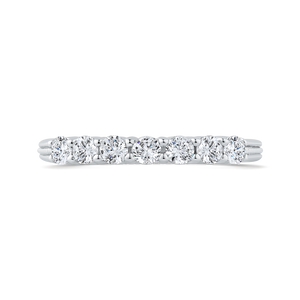 CA0488B-37W-1.00 Bridal Jewelry Carizza White Gold Diamond Wedding Bands