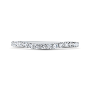 CAE0484BH-37W-1.50 Bridal Jewelry Carizza White Gold Diamond Wedding Bands